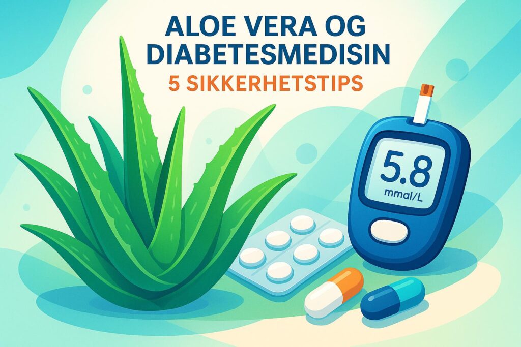 Aloe Vera og Diabetesmedisin: 5 Sikkerhetstips
