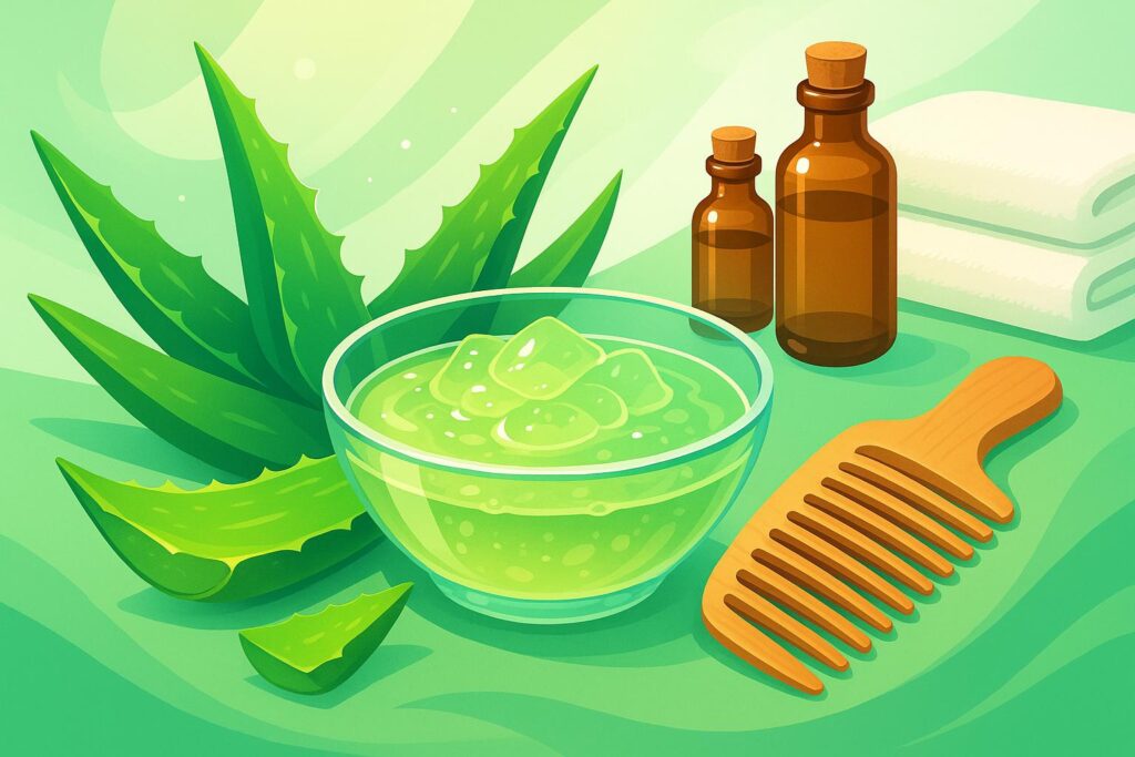 5 Enkle Trinn: Hodebunnsrens med Aloe Vera