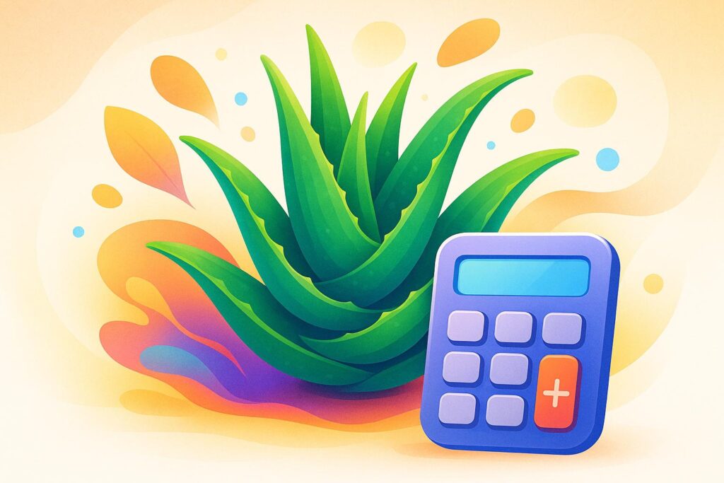 Aloe Vera Doseringskalkulater: Finn Din Perfekte Mengde