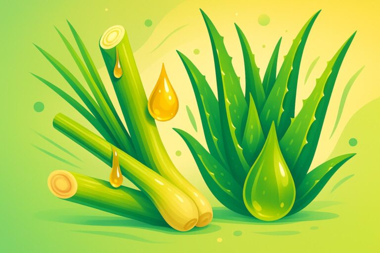Lemongrass-olje og Aloe Vera mot Flass: Enkel Guide