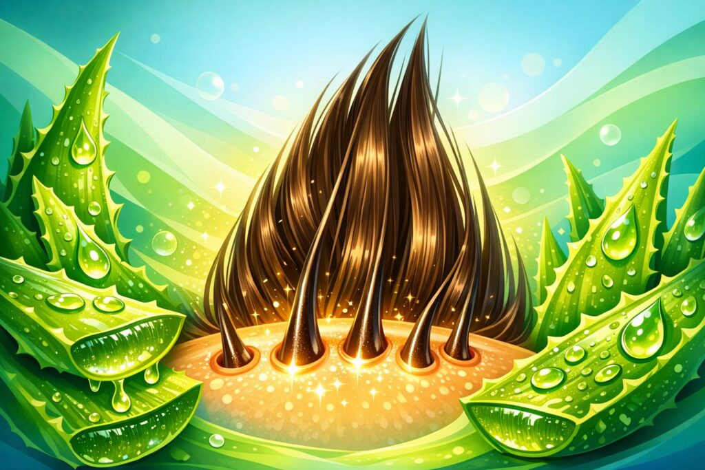 Langtidseffekter av Aloe Vera på Hårvekst