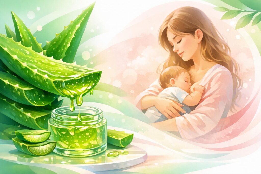 Aloe Vera Gel og Amming: Sikker Bruk